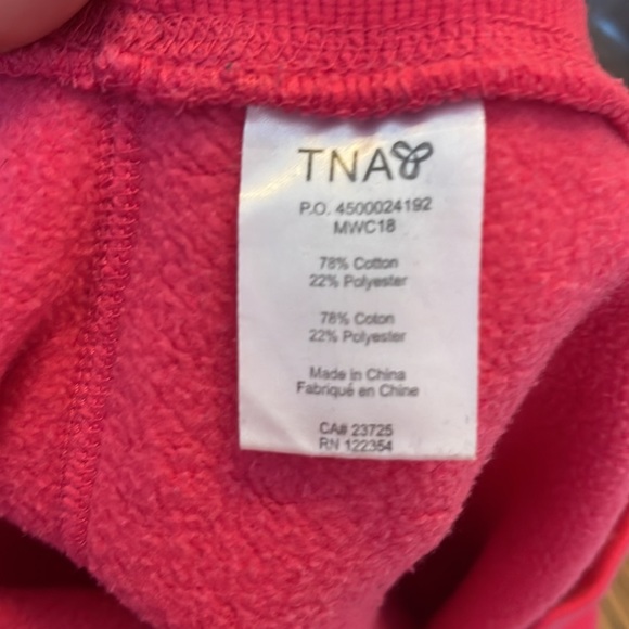 Pink size medium TNA hoodie - Picture 6 of 7